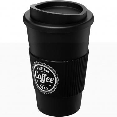 Logo trade promotional items picture of: Americano® 350 ml insulated tumbler with grip