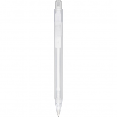 Logo trade promotional merchandise picture of: Calypso frosted ballpoint pen