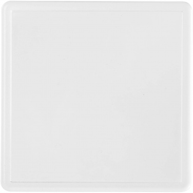 Logo trade promotional item photo of: Ellison square plastic coaster with paper insert