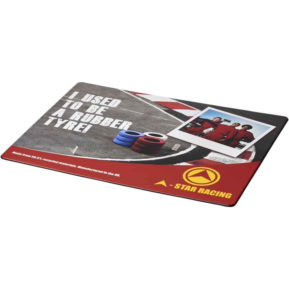 Logo trade corporate gift photo of: Brite-Mat® mouse mat with tyre material