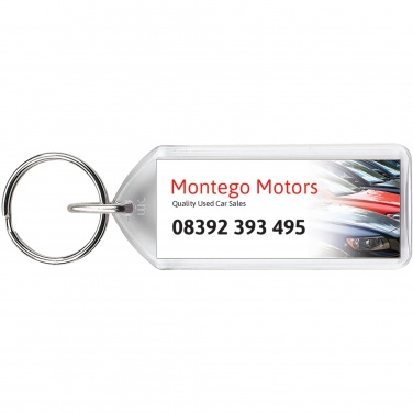 Logo trade promotional giveaways image of: Stein F1 reopenable keychain