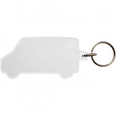 Logo trade promotional merchandise photo of: Combo van-shaped keychain