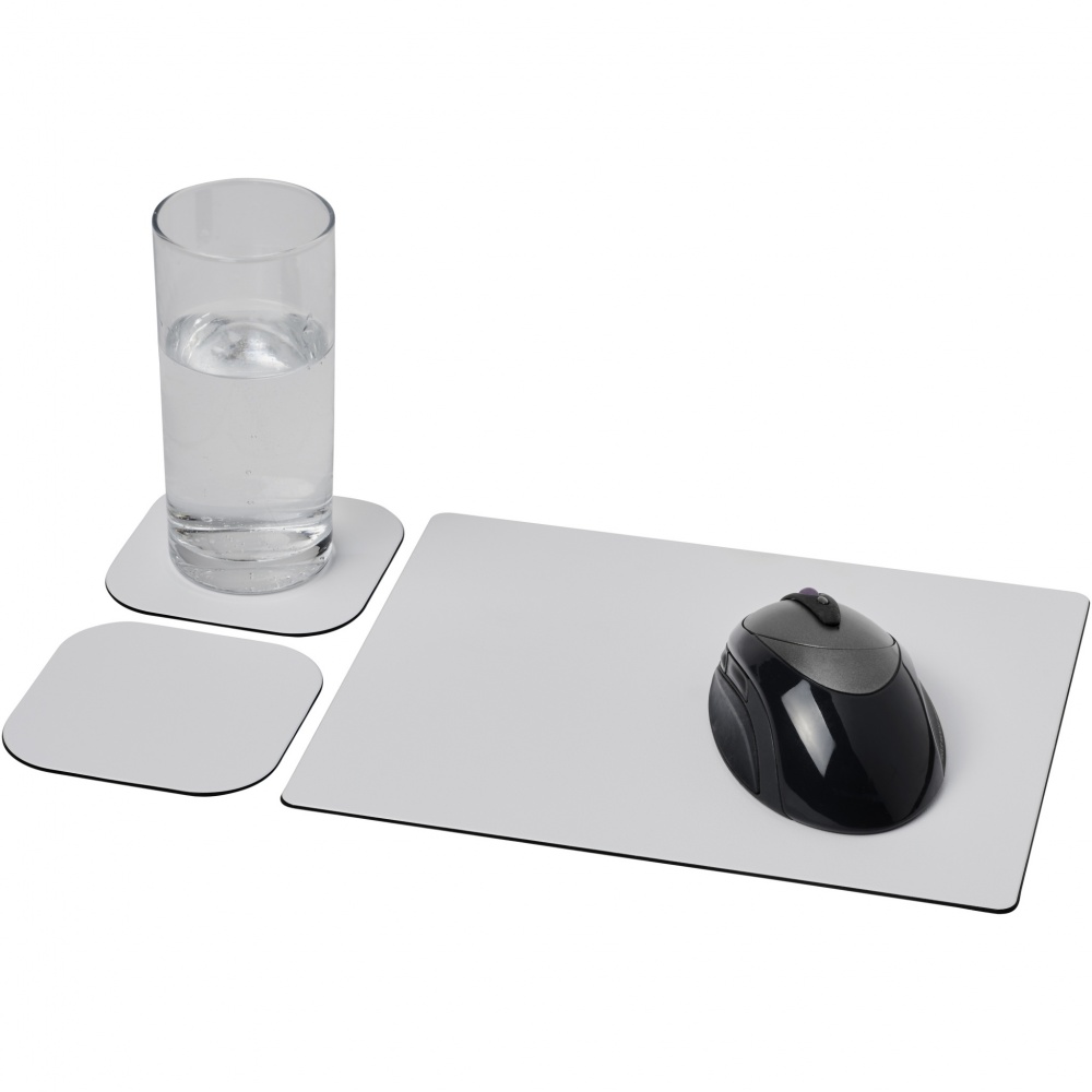 Logotrade promotional merchandise picture of: Brite-Mat® mouse mat and coaster set combo 3