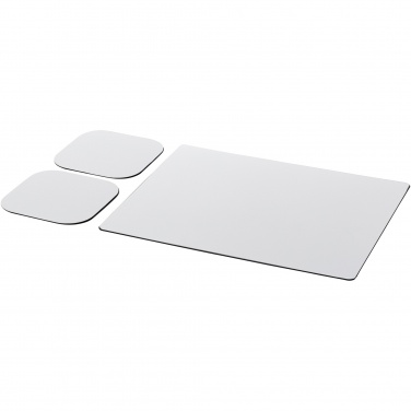 Logotrade promotional item image of: Brite-Mat® mouse mat and coaster set combo 3