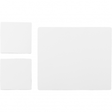 Logotrade promotional gift image of: Q-Mat® mouse mat and coaster set combo 3