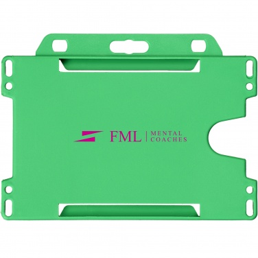 Logo trade promotional gifts picture of: Vega plastic card holder