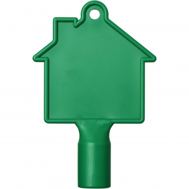 Logo trade promotional gifts image of: Maximilian house-shaped utility key