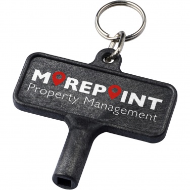 Logotrade promotional merchandise photo of: Largo plastic radiator key with keychain