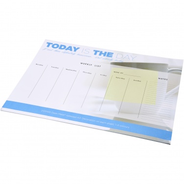Logo trade promotional giveaways image of: Desk-Mate® A3 notepad