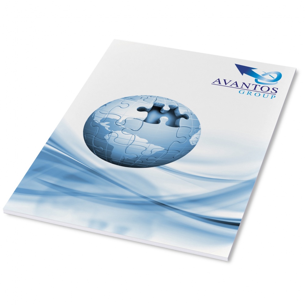 Logo trade corporate gift photo of: Desk-Mate® A4 notepad wrap over cover