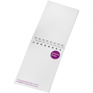 Logo trade promotional giveaways image of: Desk-Mate® spiral A7 notebook