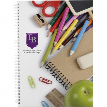 Logotrade business gift image of: Wire-o A4 notebook hard cover