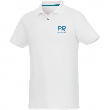 Logotrade promotional merchandise photo of: Beryl short sleeve men's organic recycled polo