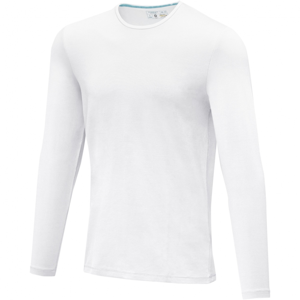 Logotrade promotional product picture of: Ponoka long sleeve men's organic t-shirt