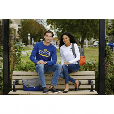 Logo trade promotional giveaways picture of: Ponoka long sleeve men's organic t-shirt