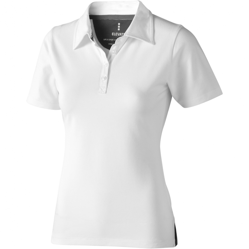 Logo trade promotional merchandise picture of: Markham short sleeve women's stretch polo
