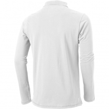 Logo trade promotional giveaways picture of: Oakville long sleeve men's polo