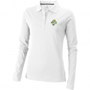 Logotrade promotional merchandise picture of: Oakville long sleeve women's polo