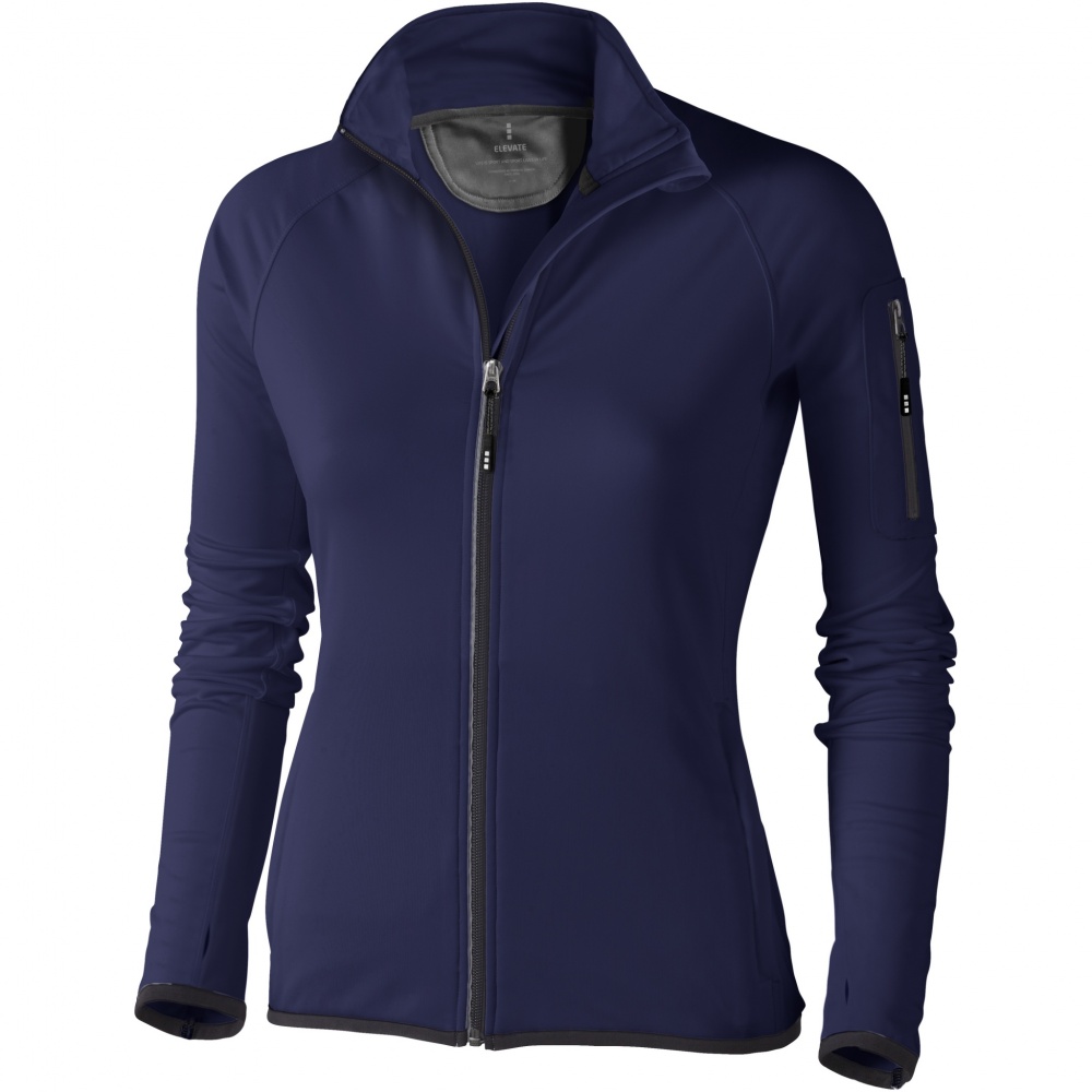 Logo trade corporate gift photo of: Mani women's performance full zip fleece jacket