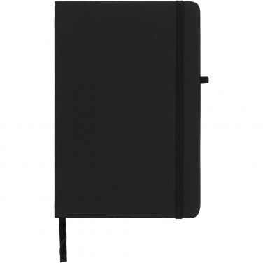 Logo trade promotional giveaways image of: Noir medium notebook
