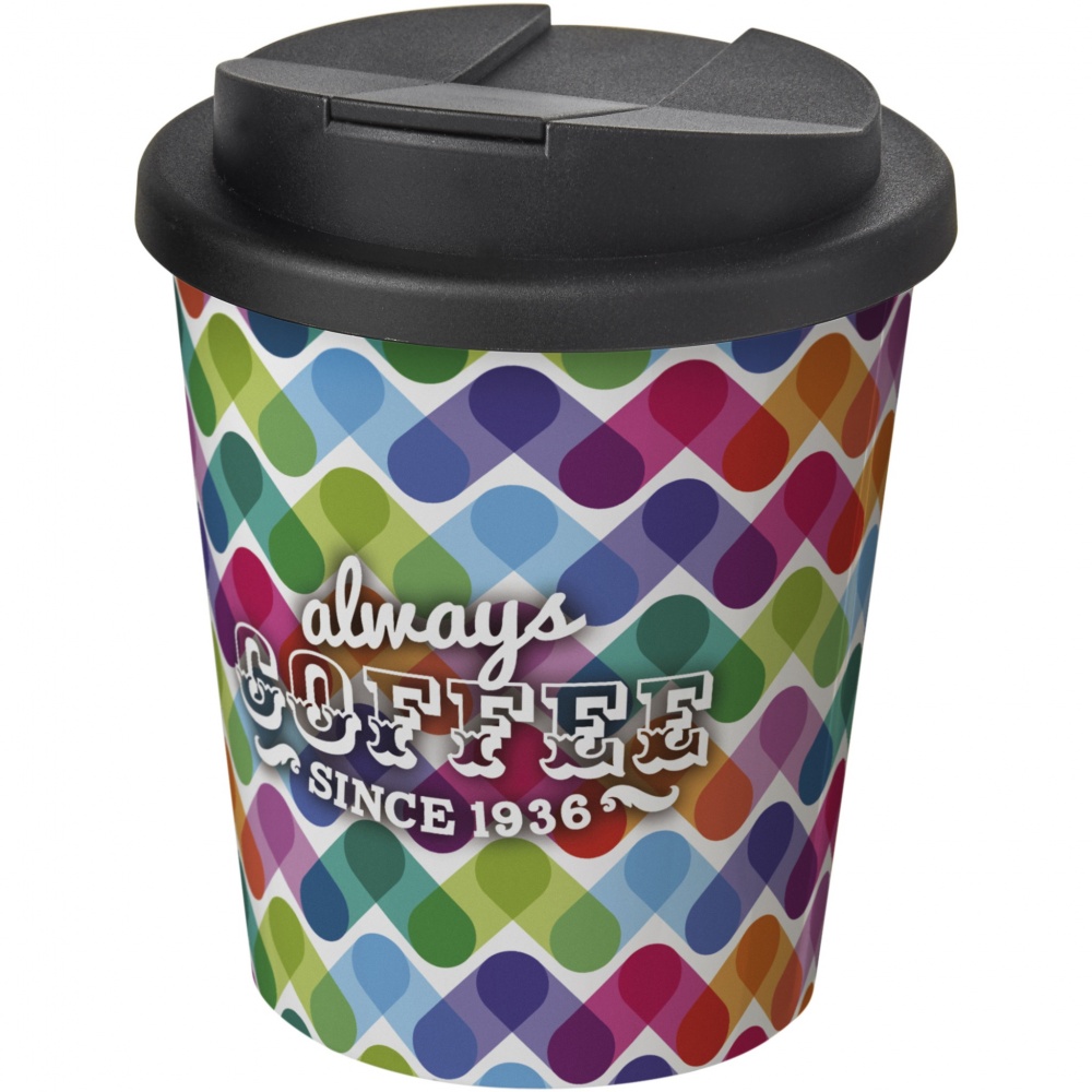 Logo trade promotional gifts image of: Brite-Americano® Espresso 250 ml tumbler with spill-proof lid