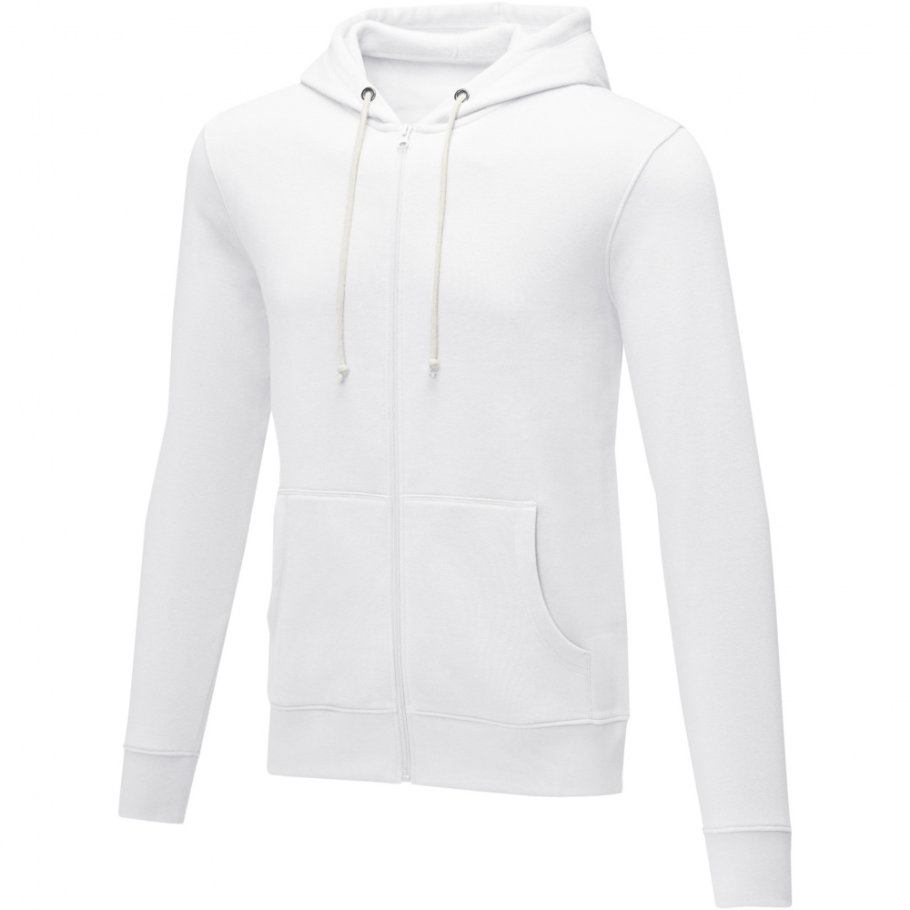 Logo trade promotional giveaway photo of: Theron men’s full zip hoodie