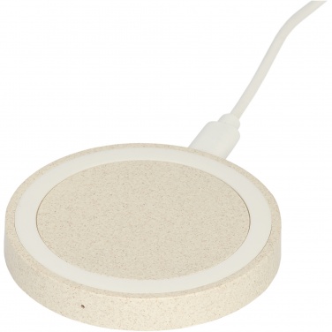 Logotrade promotional product image of: Naka 5W wheat straw wireless charging pad