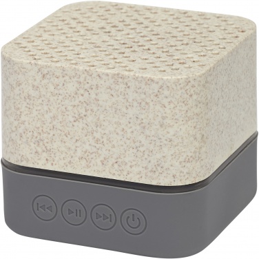 Logo trade corporate gift photo of: Aira wheat straw Bluetooth® speaker