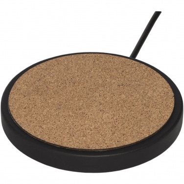 Logotrade advertising product picture of: Kivi 10W limestone/cork wireless charging pad