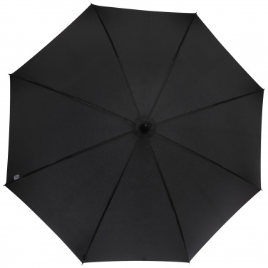 Logo trade promotional giveaways image of: Fontana 23" auto open umbrella with carbon look and crooked handle