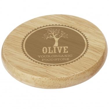 Logo trade promotional items picture of: Scoll wooden coaster with bottle opener