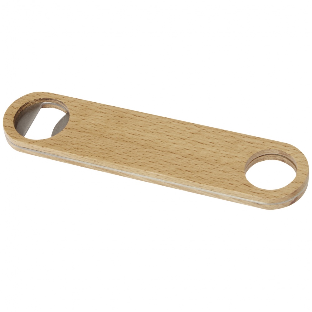 Logo trade promotional giveaways image of: Origina wooden bottle opener