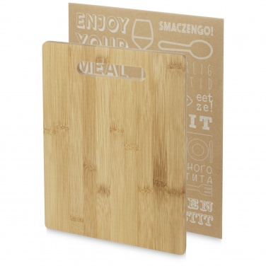 Logo trade promotional gifts image of: Basso bamboo cutting board
