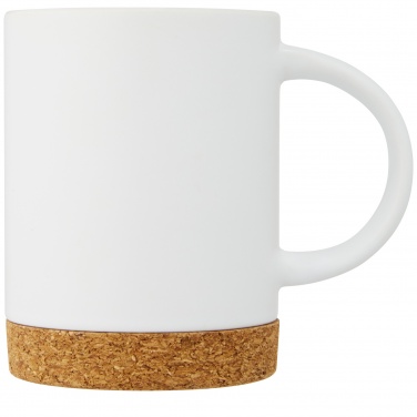 Logo trade advertising product photo of: Neiva 425 ml ceramic mug with cork base
