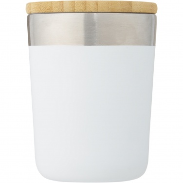 Logotrade corporate gift image of: Lagan 300 ml stainless steel tumbler with bamboo lid