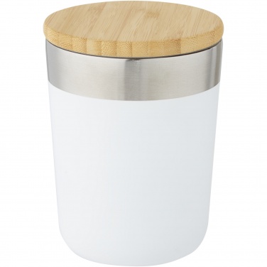 Logotrade promotional merchandise image of: Lagan 300 ml stainless steel tumbler with bamboo lid