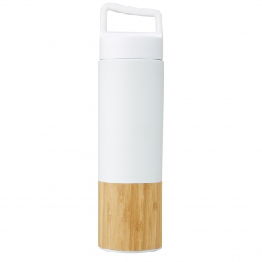 Logo trade promotional gift photo of: Torne 540 ml  stainless steel bottle with bamboo outer wall
