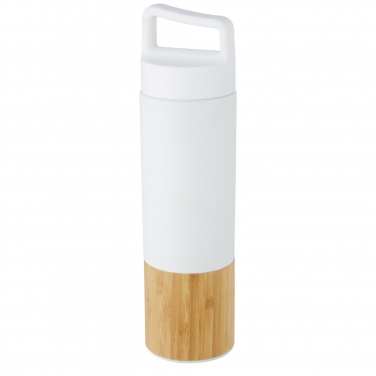 Logo trade promotional giveaways image of: Torne 540 ml  stainless steel bottle with bamboo outer wall