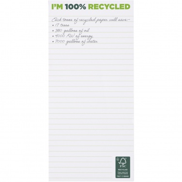Logotrade promotional item picture of: Desk-Mate® 1/3 A4 recycled notepad