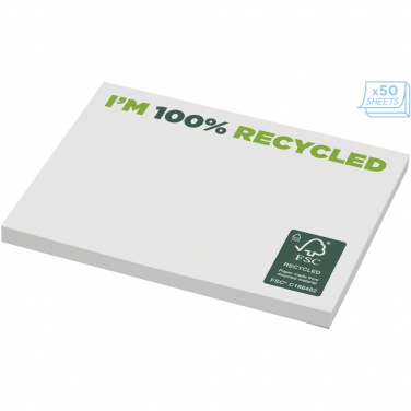 Logo trade promotional gifts image of: Sticky-Mate® recycled sticky notes 100x75 mm