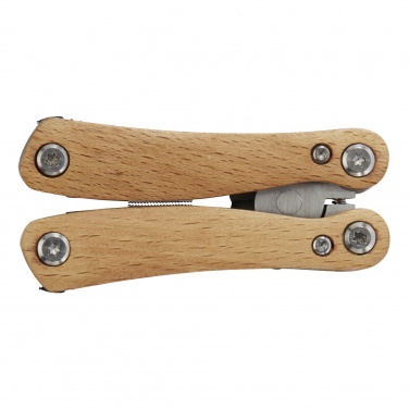Logo trade advertising products image of: Anderson 12-function medium wooden multi-tool