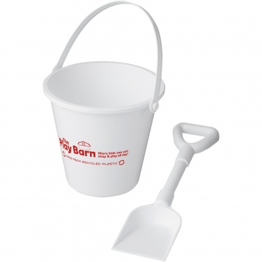 Logo trade advertising products image of: Tides recycled beach bucket and spade