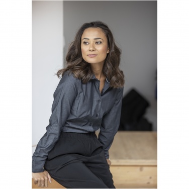 Logotrade promotional merchandise picture of: Cuprite long sleeve women's organic shirt