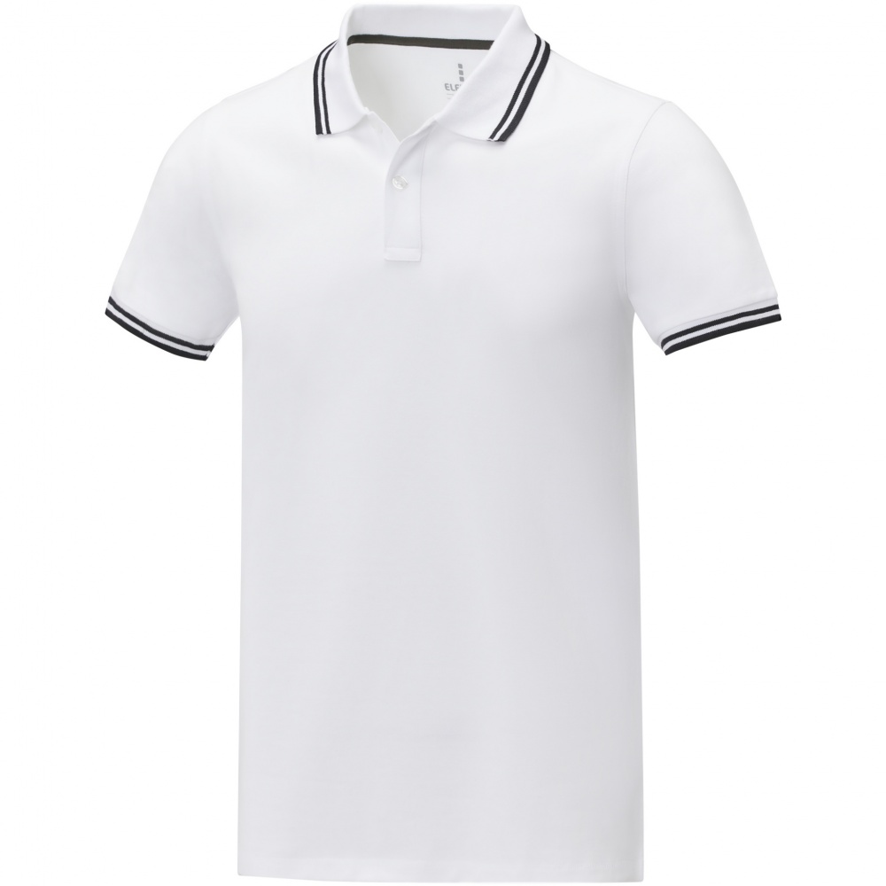 Logotrade advertising product image of: Amarago short sleeve men's tipping polo