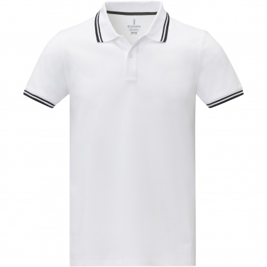 Logo trade promotional gifts image of: Amarago short sleeve men's tipping polo