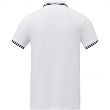 Logo trade business gifts image of: Amarago short sleeve men's tipping polo