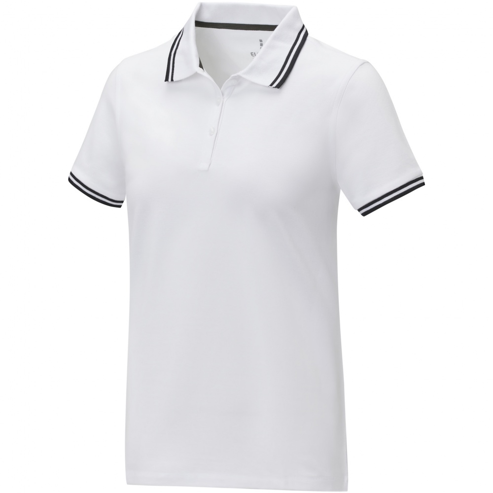 Logo trade advertising product photo of: Amarago short sleeve women's tipping polo