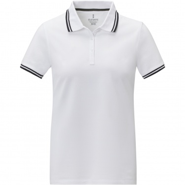 Logo trade business gift photo of: Amarago short sleeve women's tipping polo