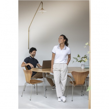 Logo trade promotional item photo of: Amarago short sleeve women's tipping polo