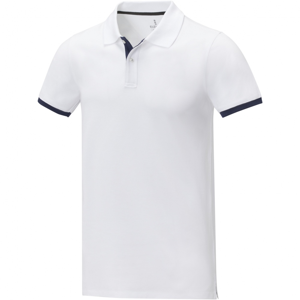 Logo trade promotional gifts picture of: Morgan short sleeve men's duotone polo